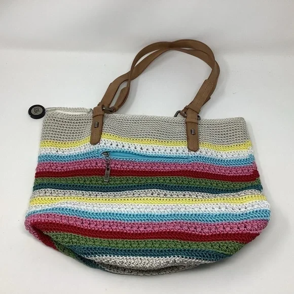 The Sak Multicolor Crochet Tote Bag - Picture 1 of 8